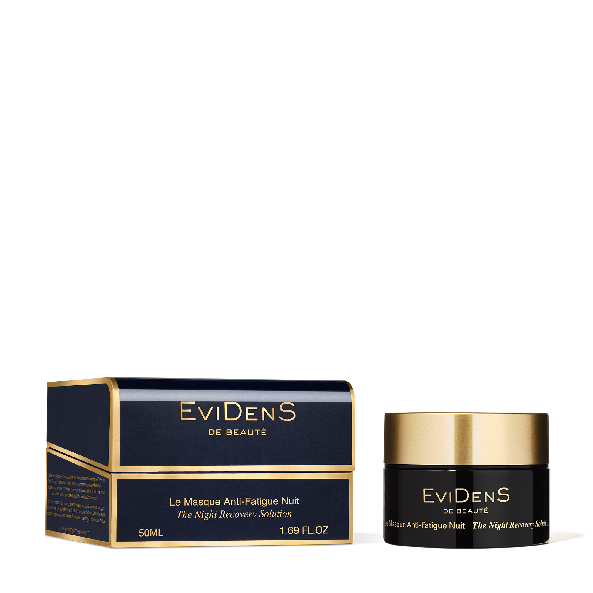 La Masque Anti Fatigue Nuit flacone e scatola