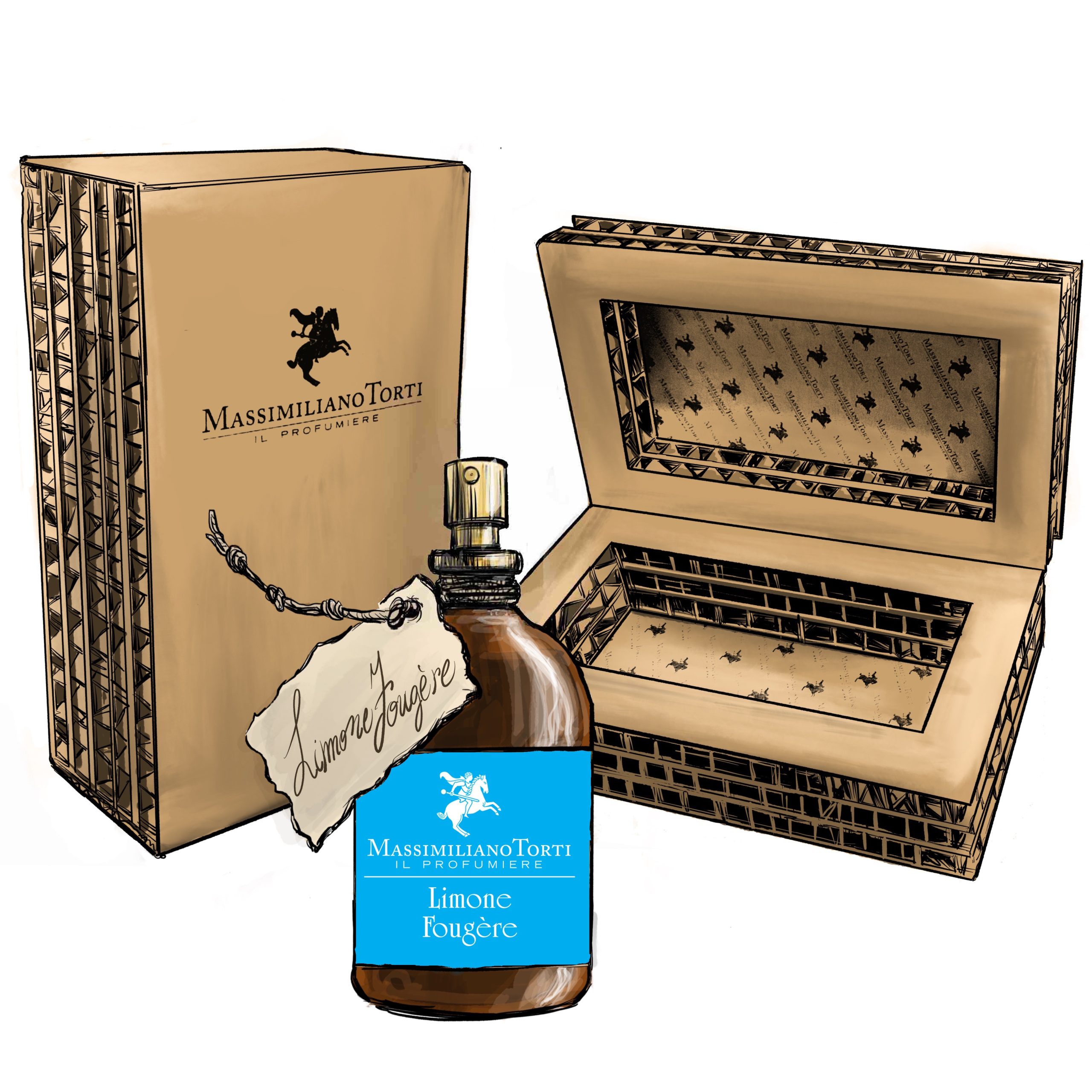 cartoccio limone fougere